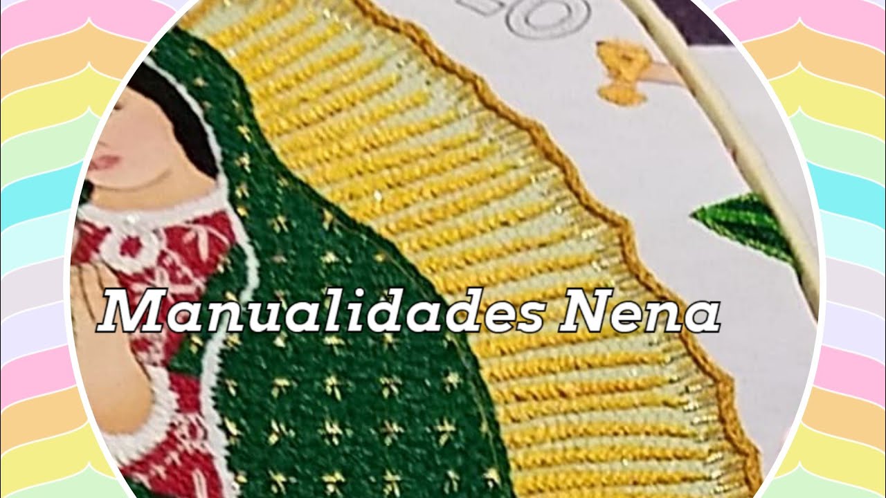 Bordado fantasia resplandor de la virgen
