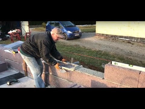 Wideo: Jak zbudować ścianę tarasową z bloków żużlowych?