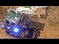 RC Construction-Site! MAN! Liebherr! MB! Scania! ScaleART! Rc Truck! Stonebreaker-Area!