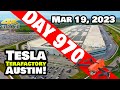 BUSY SUNDAY PUMPING MODEL Ys AT GIGA TEXAS! - Tesla Gigafactory Austin 4K  Day 970 - 3/19/23 - Tesla