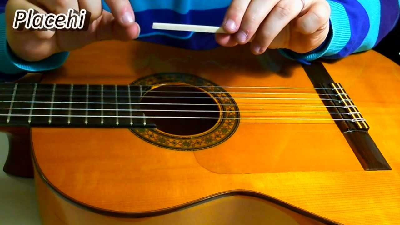 Bajando el hueso del puente - Guitarra española - YouTube