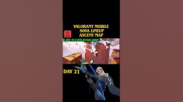 One Shock = One Kill 😈 Sova OP Lineup!#ValorantMobile #SovaLineups #ShockDart #ValorantTips #Valom