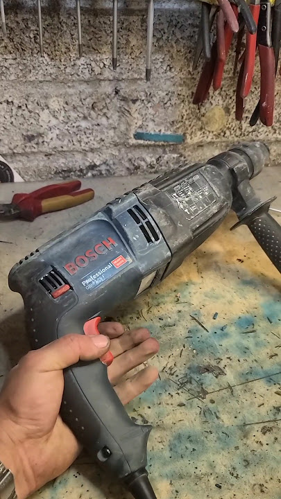 Power Tool Repair. Fixing a Bosch SDS drill with a broken power cable. #broken #fix #repair #tools
