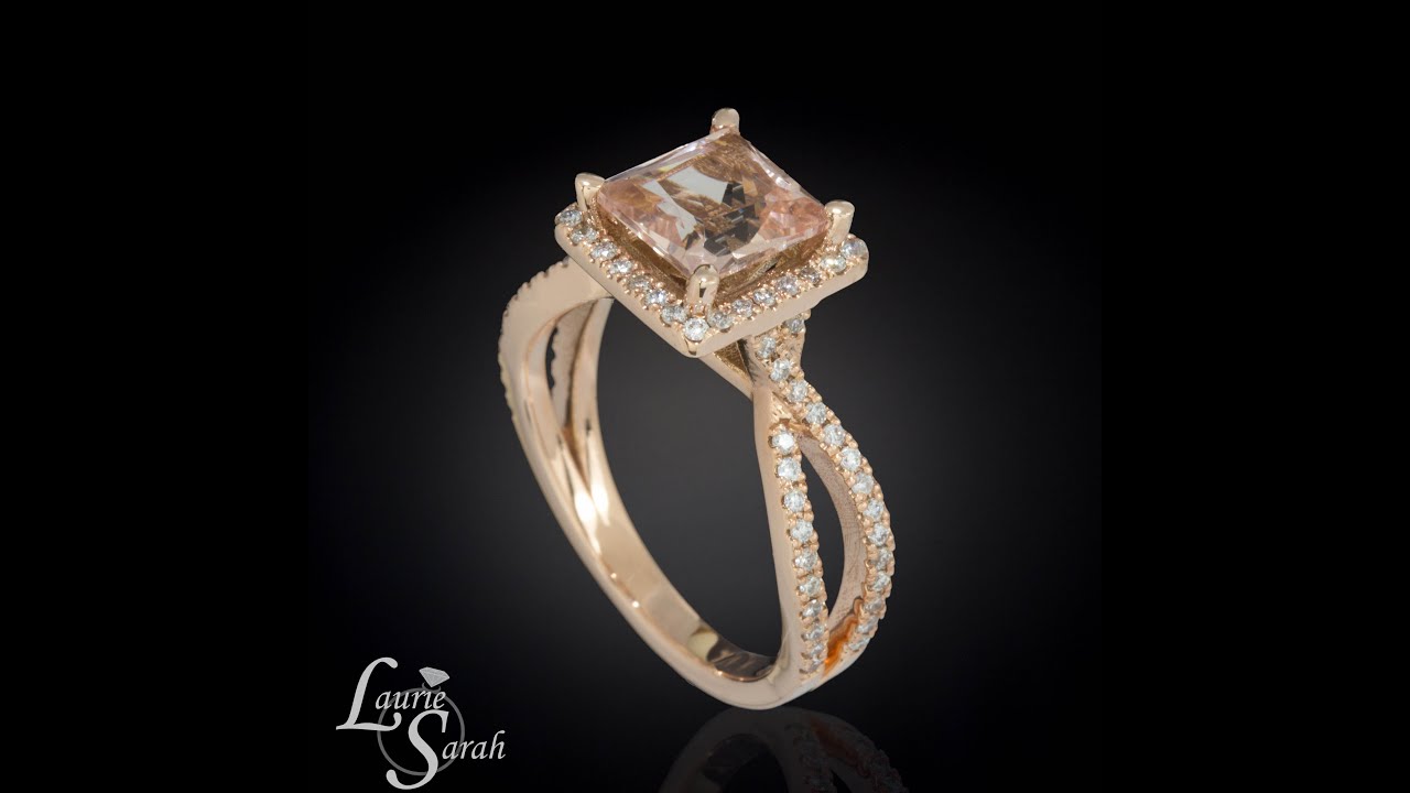 Princess Cut Engagement Rings Twisted Shank Princess Cut Engagement Rings Twisted Shank