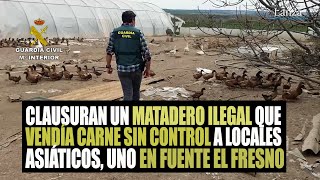 Clausuran un matadero ilegal que vendía carne sin control a locales asiáticos