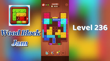 Wood Block Jam Level 236 Walkthrough | Step-by-Step Guide 🧩 | SolutionGuruji