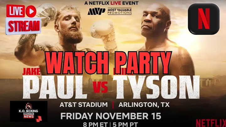 Jake Paul Vs. Mike Tyson A Record-Breaking Event? LIVE WATCH PARTY