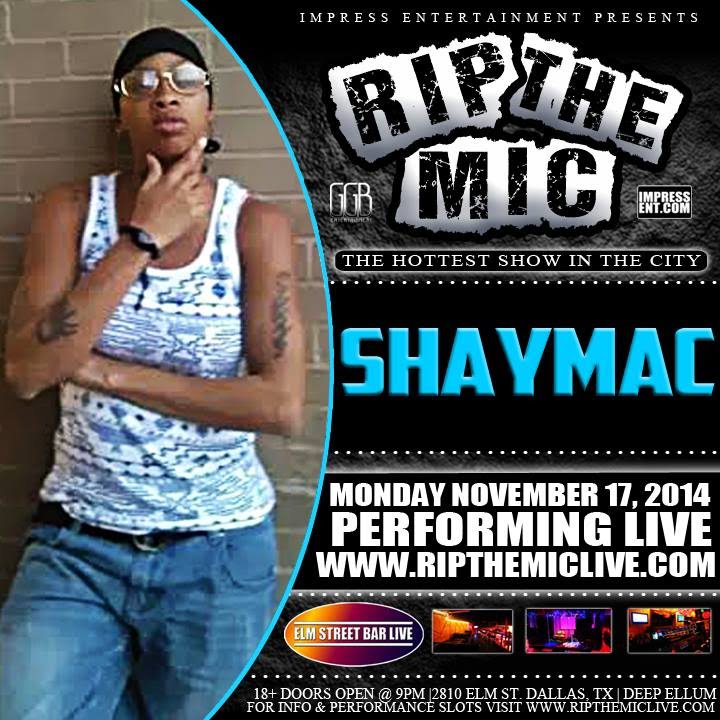 Rip The Mic Shay Mac Kandc Ent Dallas Youtube