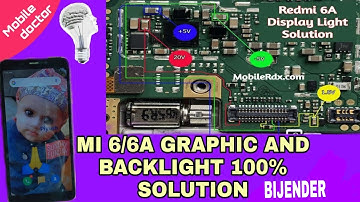 redmi 6/6a display lcd light solution