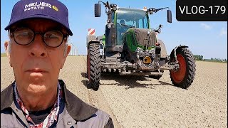 FARMVLOG #179 Milling potato ridges, making ditches, hoeing onions