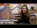 Twelve-year-old girl producing art so realistic people question if she really did it | Seven Sharp