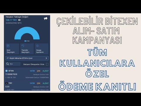 ÇEKİLEBİLİR - BİTEXEN KESİN KAZANÇLI BONUSLU ALIM-SATIM KAMPANYASI | REFERANS KAMPANYASI | AFFFİEEDD