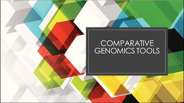 Comparative Genomics  tools (Student