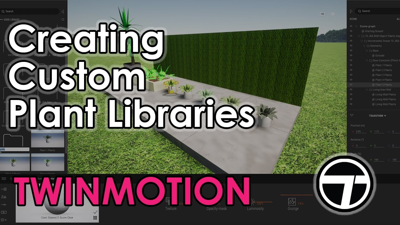 library for twinmotion