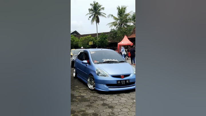 Modifikasi Honda Jazz GD3 Modulo Style