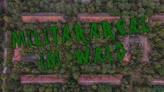 Militärareal im Wald