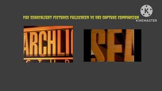 (Fox) Searchlight Pictures Logo Comparsion (Fullscreen \& VHS Capture) (1997 vs 1995)