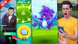 DEFEATING GIOVANNI QUEST + CATCHING A *SHADOW LEGENDARY* in Pokémon GO!