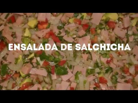 Video: Cómo Hacer Ensalada De Salchicha Ahumada