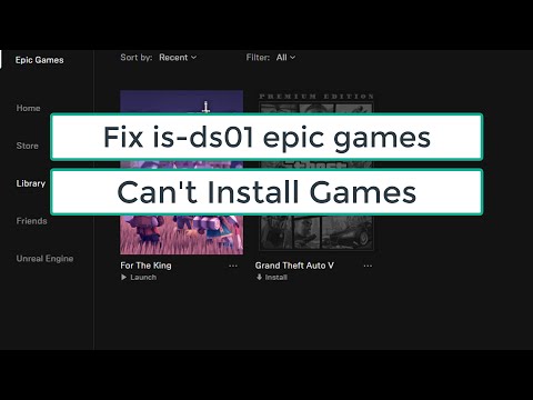 IS-DS01: Out of disc space before trying to install a game - Epic Games  Store Support