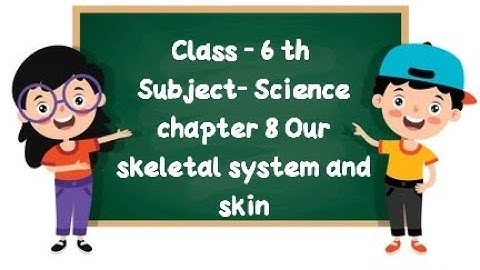 Science Class 6th Chapter 8 Our Skeletal system and Skin Exercise