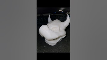 Bowser skull 💀 3d printed timelapse