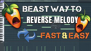 How To Reverse Melody In Fl Studio  How To Reverse notes on Piano Roll