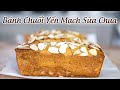 BÁNH CHUỐI YẾN MẠCH  SỮA CHUA GIÀU CANXI - HEATHY BANANA OATMEAL YOGURT BREAD