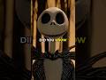 Did you know for The Nightmare Before Christmas…