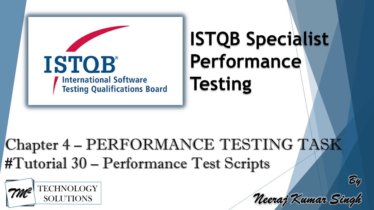 ISTQB Performance Tester | 4.2.6 Basic Structure of a Performance Test ...