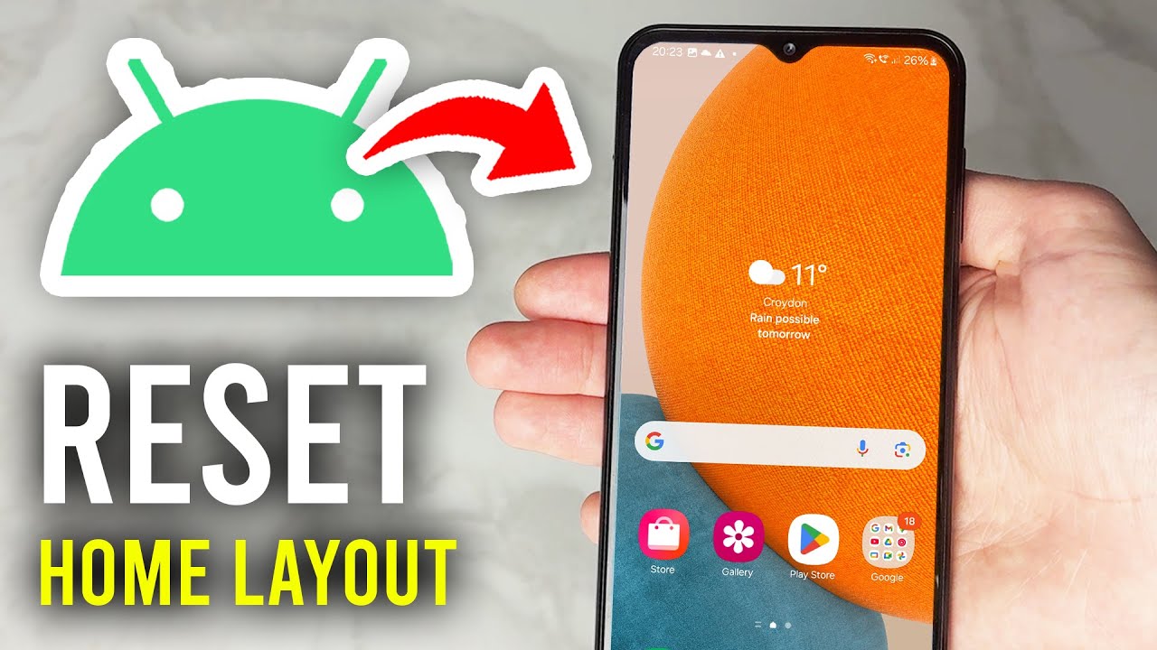 How To Reset Home Screen Layout On Android - Full Guide - YouTube