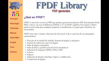 Tutorial librería FPDF PHP #1
