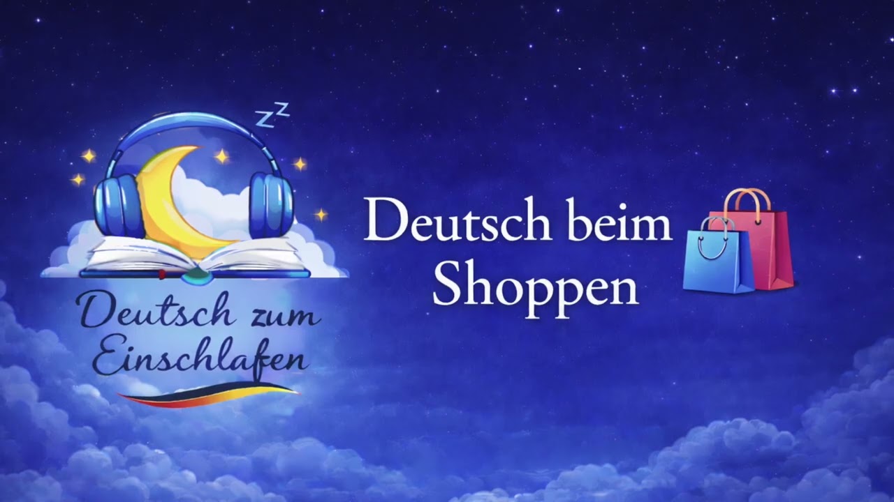 Deutsch beim Shoppen | Langsam und ruhig Deutsch hören mit Eleah