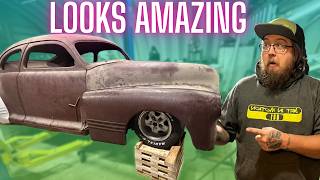 Fitting the Front End on the 1946 Pontiac – Does the Air Ride Sit Right?
