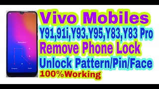 Vivo Y91,Y91i,Y93,Y95,Y83,Y83 Pro Remove Phone Lock||Unlock Pattern/Pin/Password With Miracle 2.82