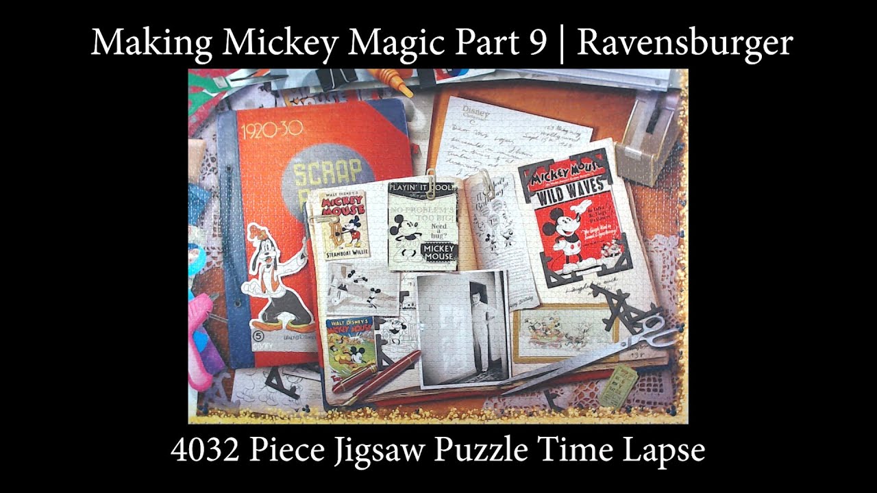 40,320 piece Making Mickey Magic Part 9 Time Lapse | Ravensburger
