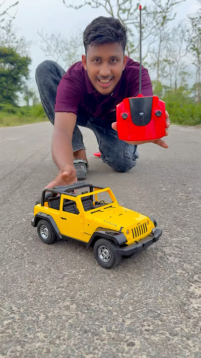 New Yellow Remote Control Jeep Car 🚘
