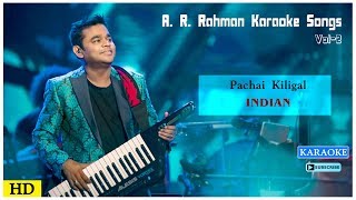 Pachai Kiligal Karaoke Song Ar Rahman Karaoke Songs Pachai Kiligal Karaoke Song Ar Rahman Karaoke Songs