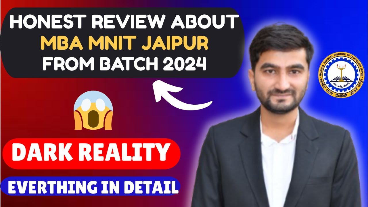 WATCH THIS BEFORE TAKING ADMISSION INTO MBA AT MNIT JAIPUR 😲