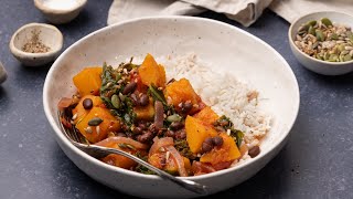 Hearty Pumpkin and Black Bean Casserole Recipe