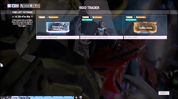 Warframe | Void Trader #1 Week 11