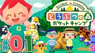 スマホで遊べる、どうぶつの森『どうぶつの森 ポケットキャンプ』を実況プレイpart1