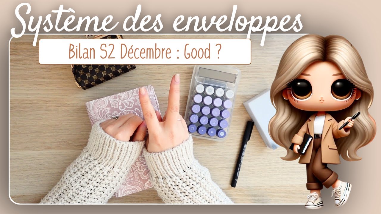 BILAN S2 DÉCEMBRE • Un meilleur mood ? Une meilleure semaine ? 🤔 | SYSTÈME DES ENVELOPPES ✨
