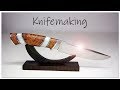 Knifemaking - Hidden tang with curved guard and awsome handle