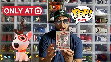 TARGET AD ICON "BULLSEYE" (FLOCKED) FUNKO POP PICKUP