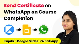 How to Send Certificate on WhatsApp on Course Completion - Kajabi, Google Slides, WhatsApp screenshot 5