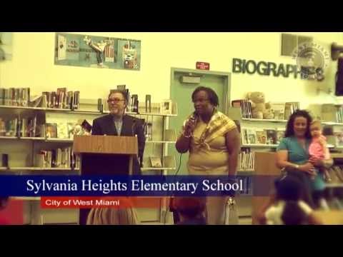 Mayor Eduardo H. Muhiña visits Sylvania Heights Elementary School