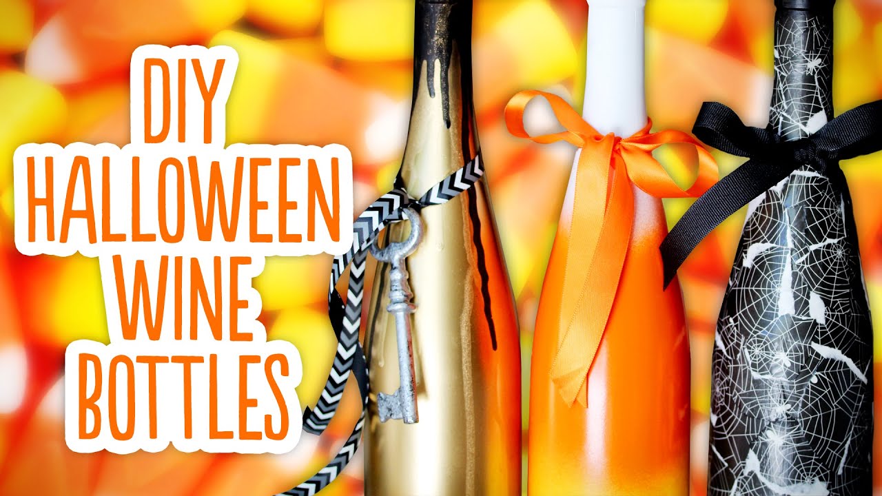 Lombardo Lagniappe: DIY Halloween Wine Bottles