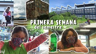 PRIMERA SEMANA DE CLASES EN UNAM ꙳ ☆  (7mo semestre)