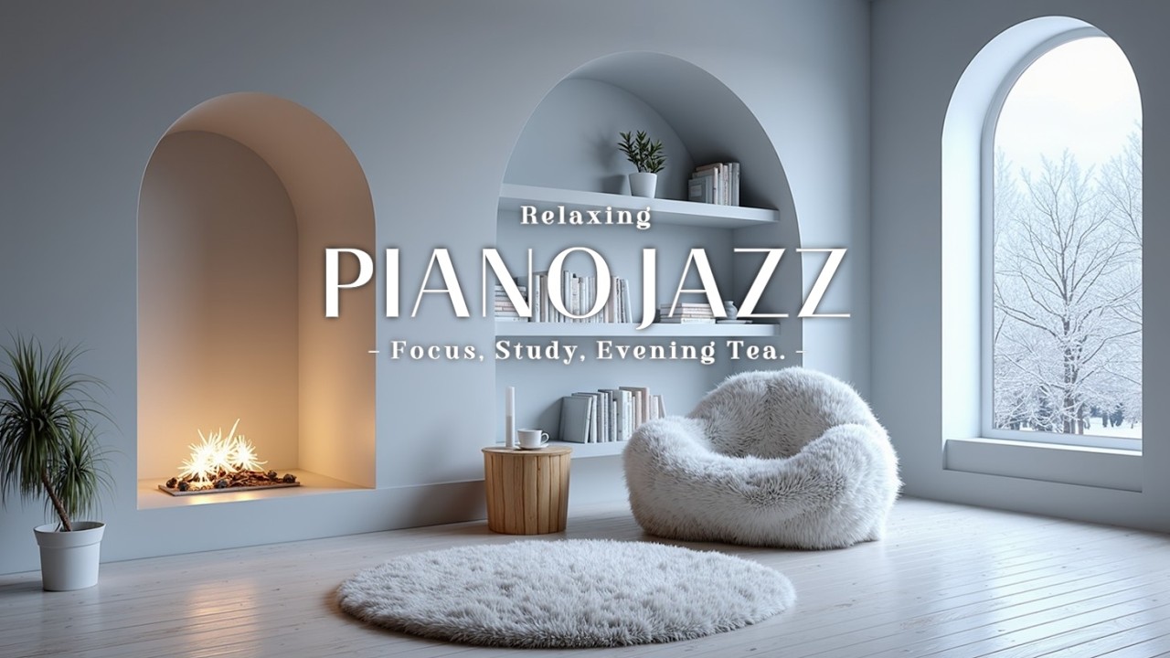 Уютный джаз для каюты и работы | Расслабляющее фортепиано для концентрации, учебы и вечернего чая ☕